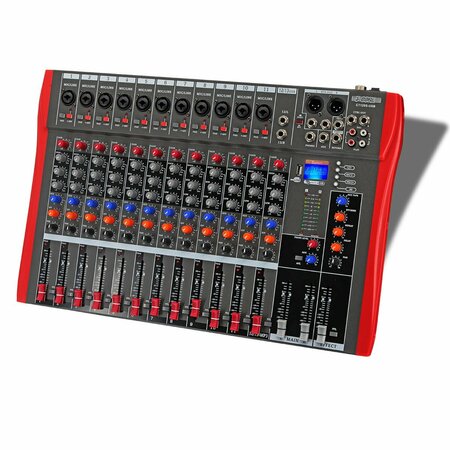 5 CORE 5 Core Audio DJ Mixer 12 Channel Stereo Sound Board Console - w Bluetooth - USB - 48V Phantom Power MX 12CH